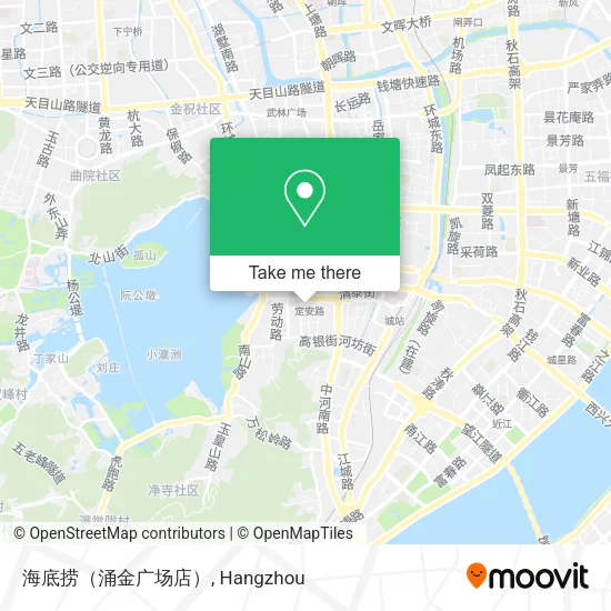 海底捞（涌金广场店） map