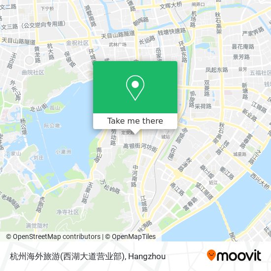 杭州海外旅游(西湖大道营业部) map