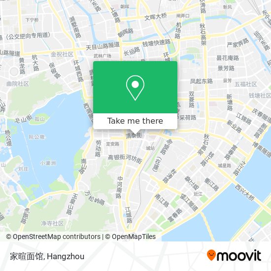 家暄面馆 map