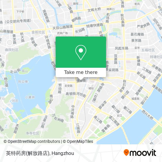 英特药房(解放路店) map