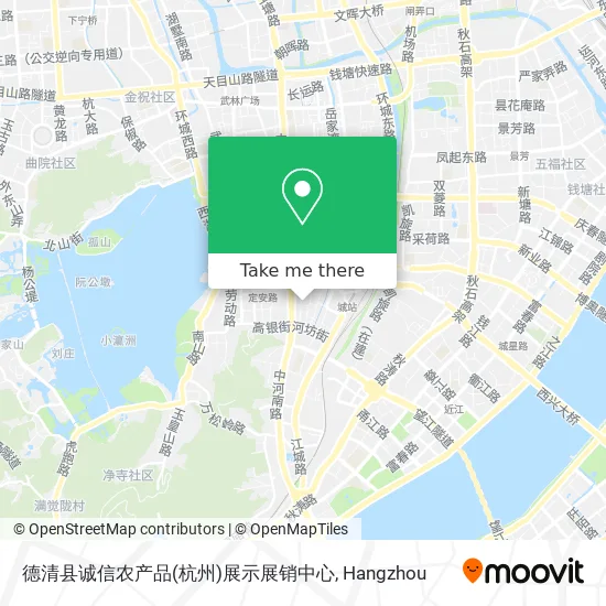 德清县诚信农产品(杭州)展示展销中心 map