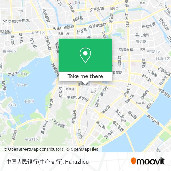 中国人民银行(中心支行) map