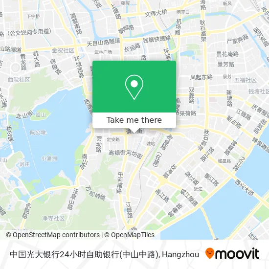 中国光大银行24小时自助银行(中山中路) map