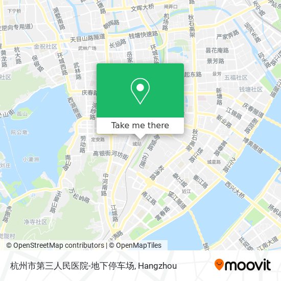 杭州市第三人民医院-地下停车场 map