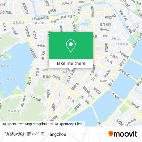 诸暨次坞打面小吃店 map