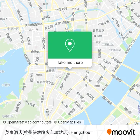 莫泰酒店(杭州解放路火车城站店) map