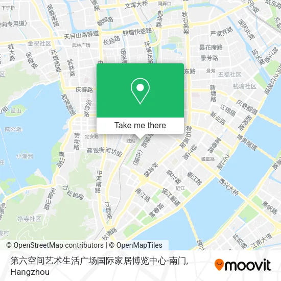 第六空间艺术生活广场国际家居博览中心-南门 map