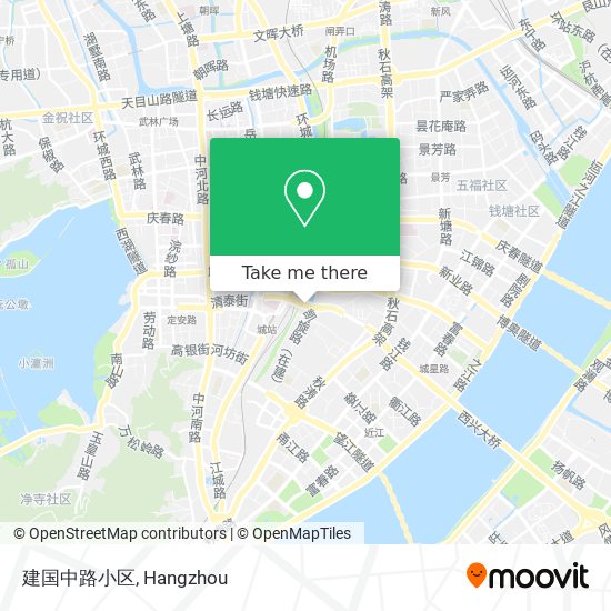 建国中路小区 map