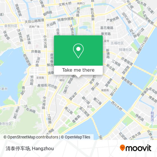 清泰停车场 map