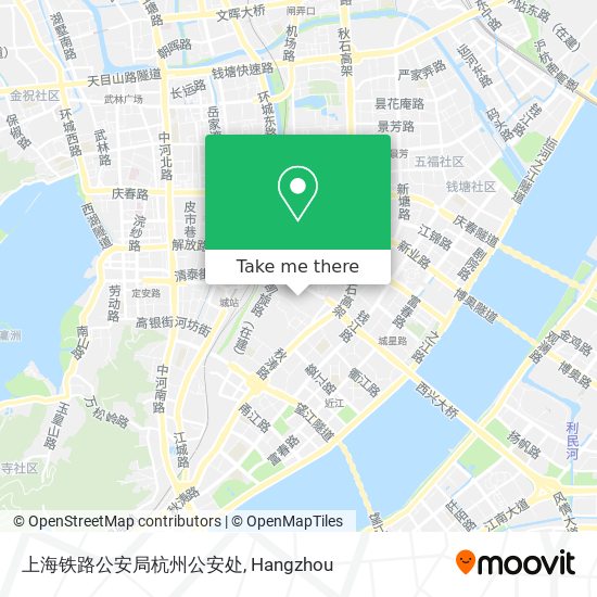 上海铁路公安局杭州公安处 map