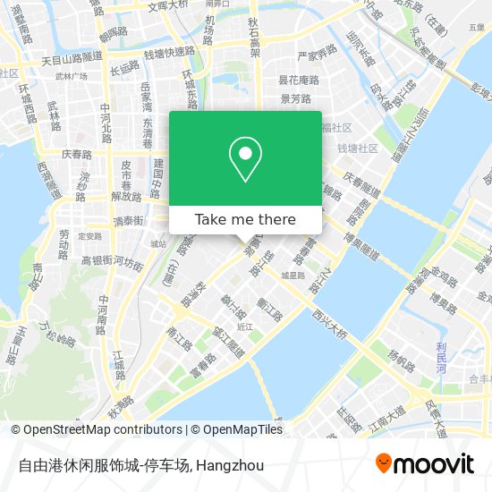 自由港休闲服饰城-停车场 map