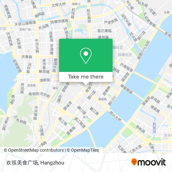 欢筷美食广场 map