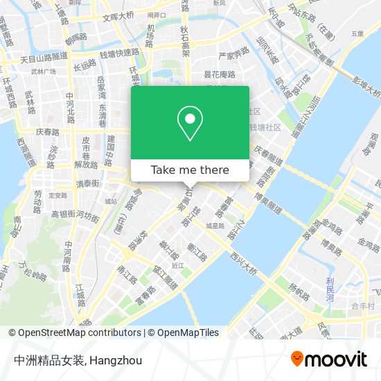 中洲精品女装 map