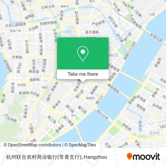杭州联合农村商业银行(常青支行) map