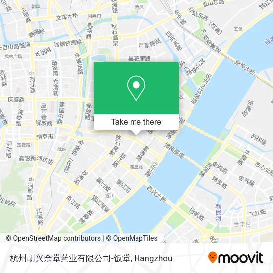 杭州胡兴余堂药业有限公司-饭堂 map