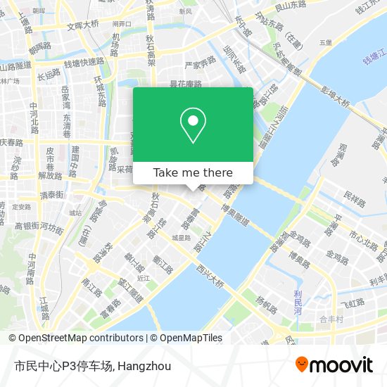 市民中心P3停车场 map