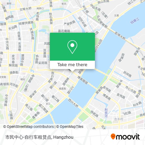 市民中心-自行车租赁点 map