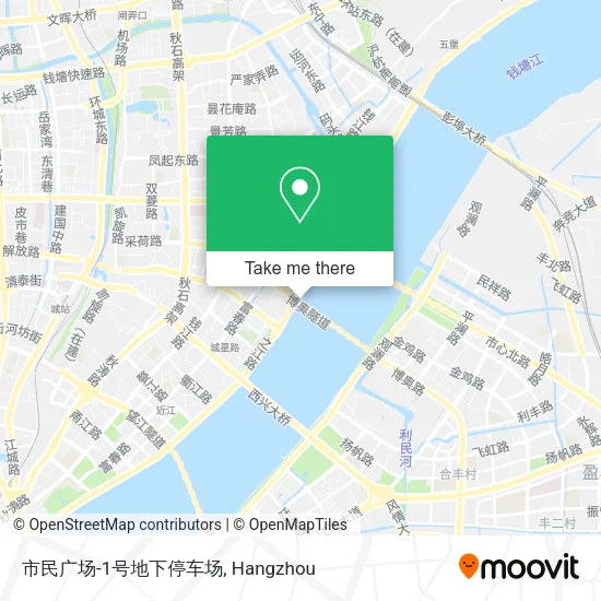 市民广场-1号地下停车场 map