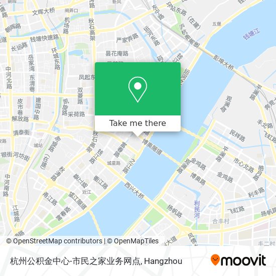 杭州公积金中心-市民之家业务网点 map