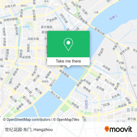 世纪花园-东门 map