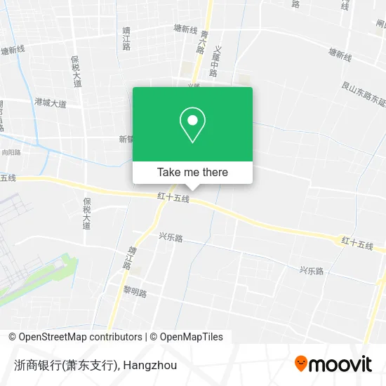 浙商银行(萧东支行) map