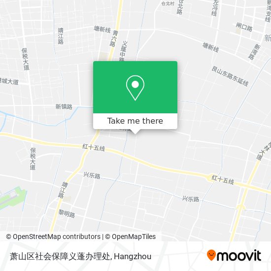 萧山区社会保障义蓬办理处 map