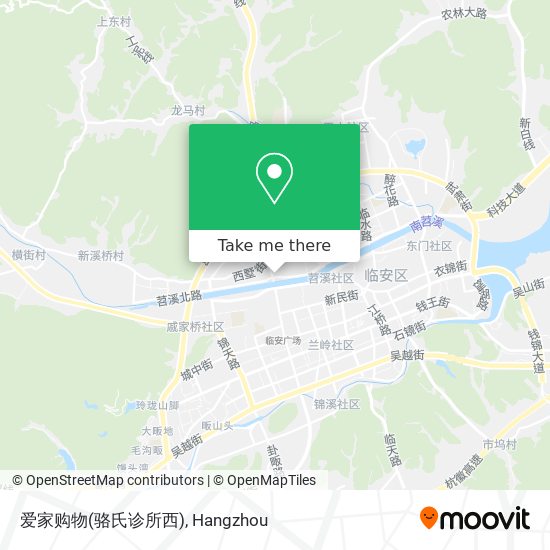 爱家购物(骆氏诊所西) map