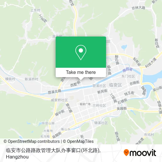 临安市公路路政管理大队办事窗口(环北路) map