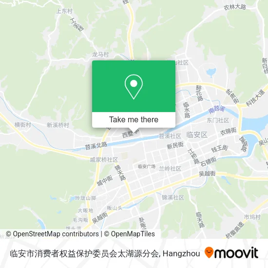 临安市消费者权益保护委员会太湖源分会 map