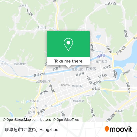 联华超市(西墅街) map