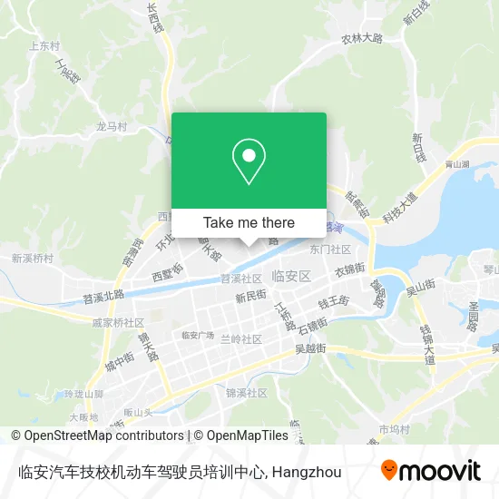 临安汽车技校机动车驾驶员培训中心 map
