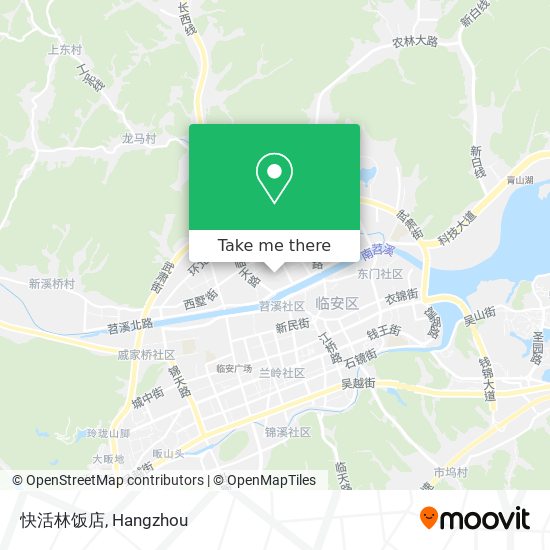 快活林饭店 map