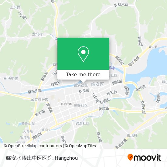 临安水涛庄中医医院 map