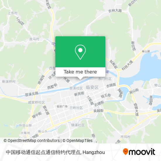 中国移动通信起点通信特约代理点 map