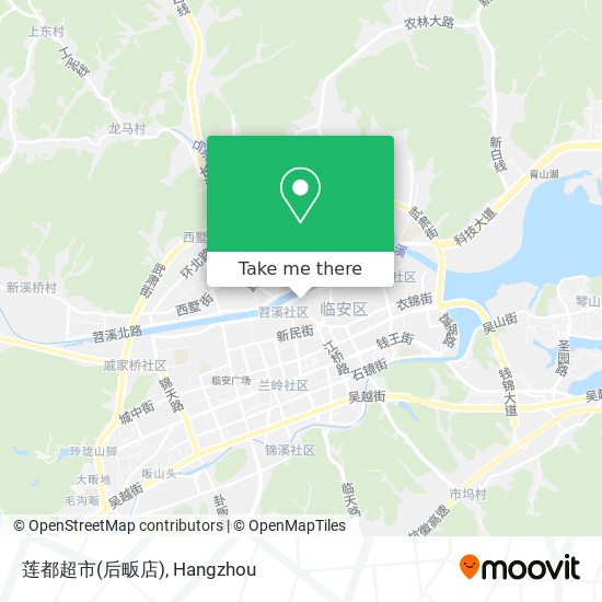 莲都超市(后畈店) map