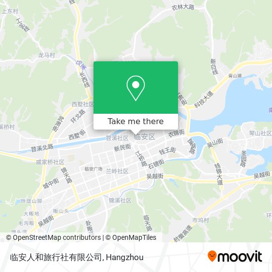 临安人和旅行社有限公司 map