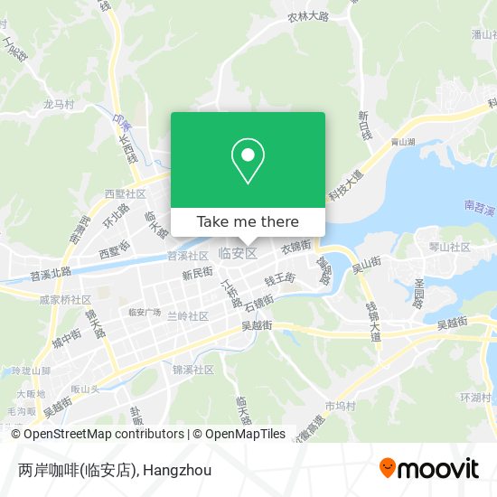 两岸咖啡(临安店) map