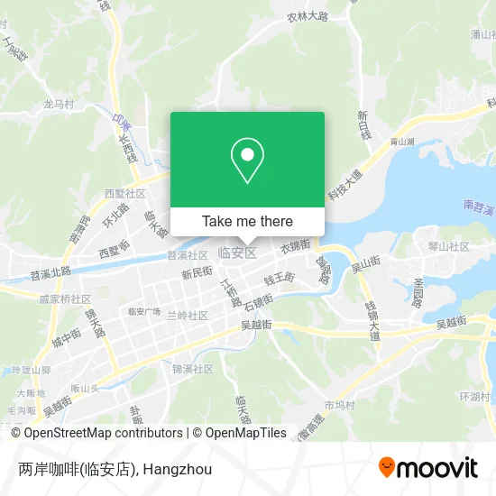 两岸咖啡(临安店) map