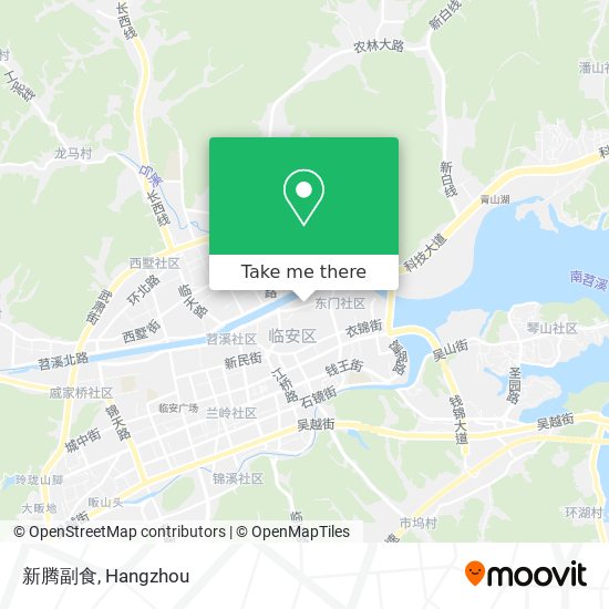 新腾副食 map