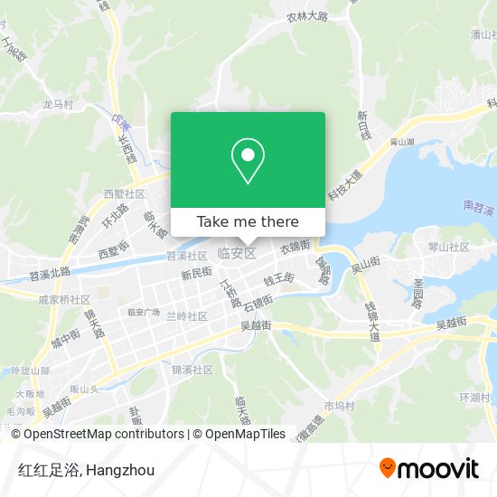 红红足浴 map