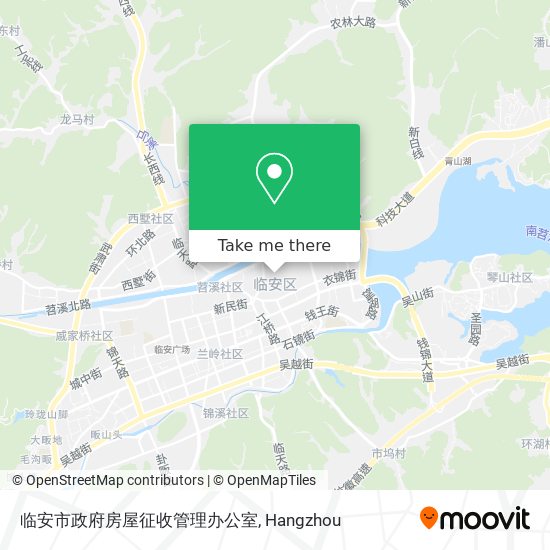 临安市政府房屋征收管理办公室 map