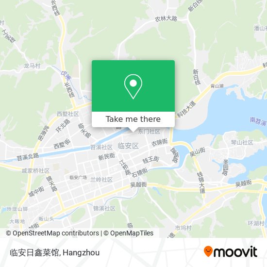 临安日鑫菜馆 map
