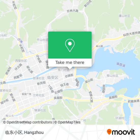 临东小区 map