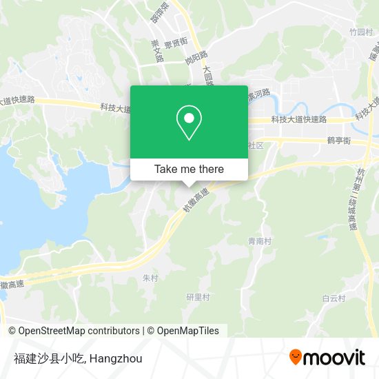 福建沙县小吃 map
