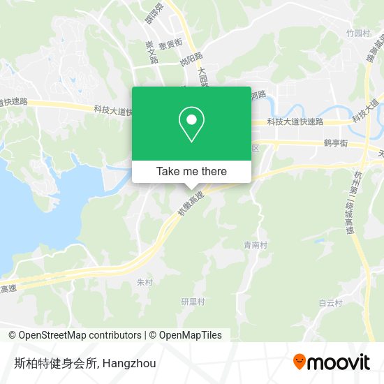 斯柏特健身会所 map