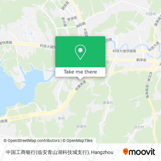 中国工商银行(临安青山湖科技城支行) map