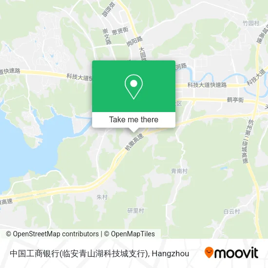 中国工商银行(临安青山湖科技城支行) map