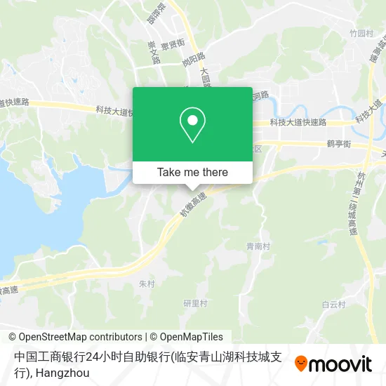 中国工商银行24小时自助银行(临安青山湖科技城支行) map