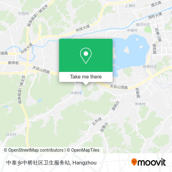 中泰乡中桥社区卫生服务站 map
