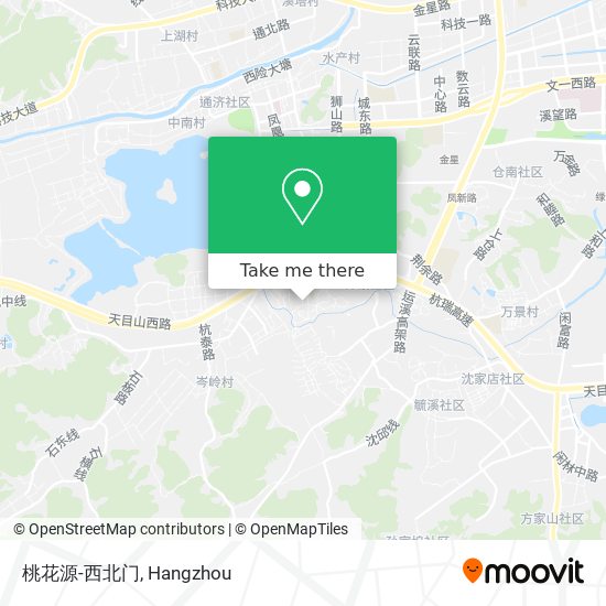 桃花源-西北门 map